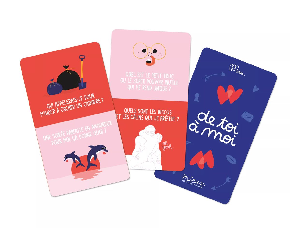 DE TOI A MOI - Spécial Couple - 25 cartes pour tester si on se connaît si bien que ça !