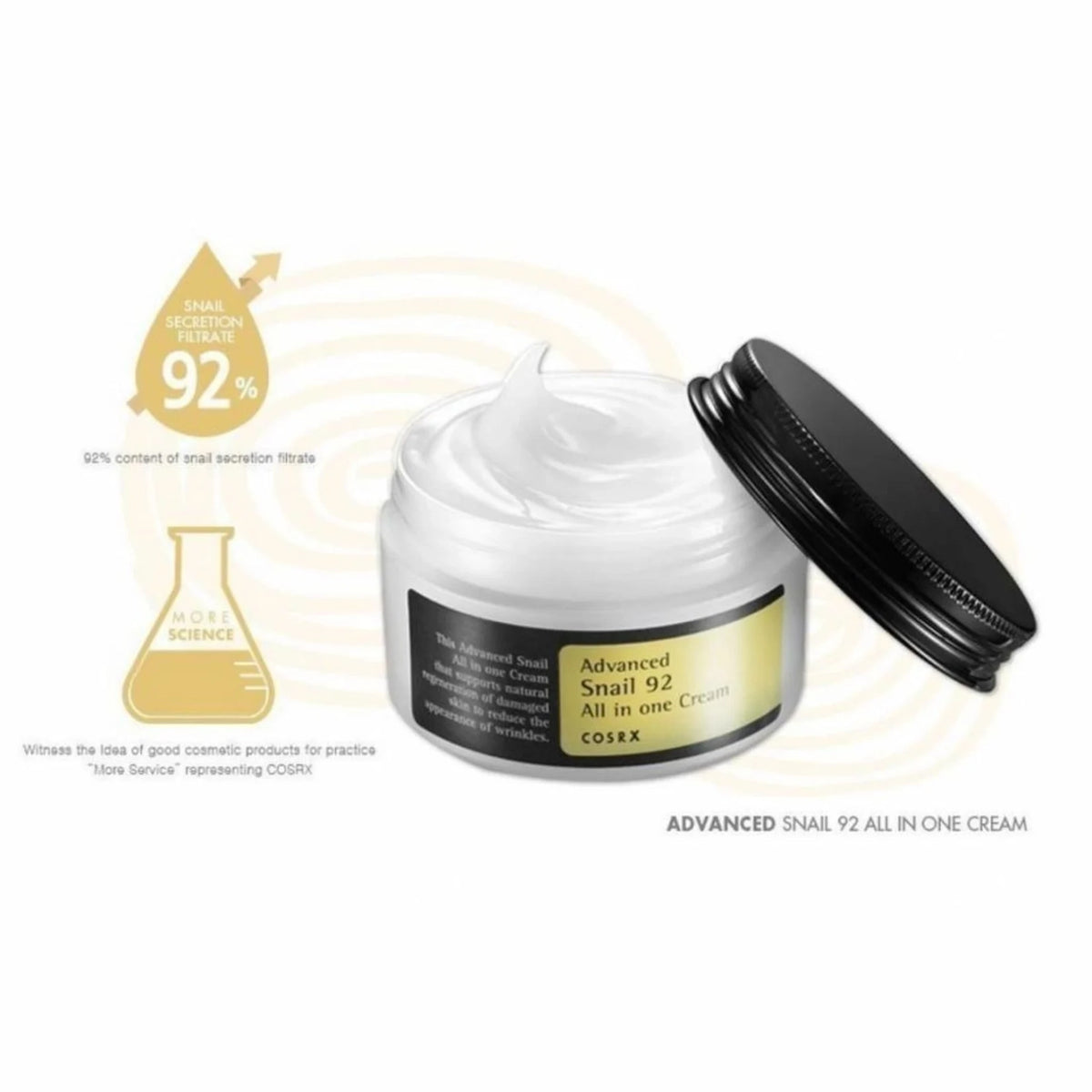 Cosrx Advanced Snail 92 - Crème tout-en-un 100 ml