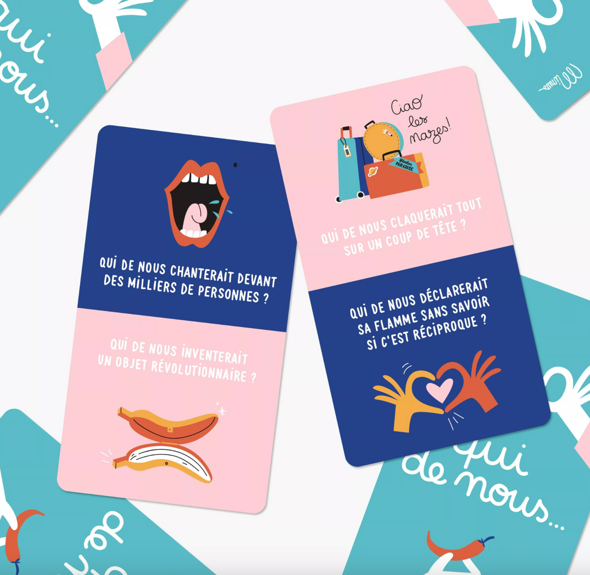 QUI DE NOUS... - 25 cartes pour percer à jour vos personnalités !