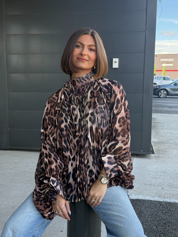Blouse léopard Capucine