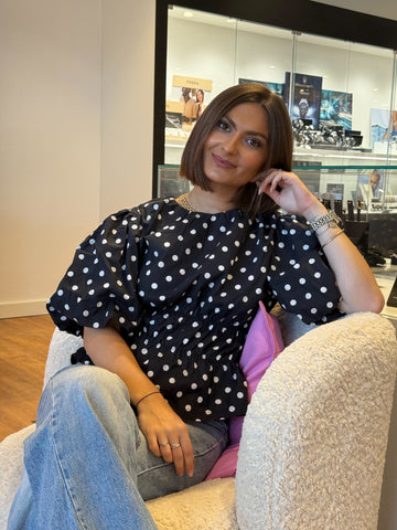 Top à pois Noémie