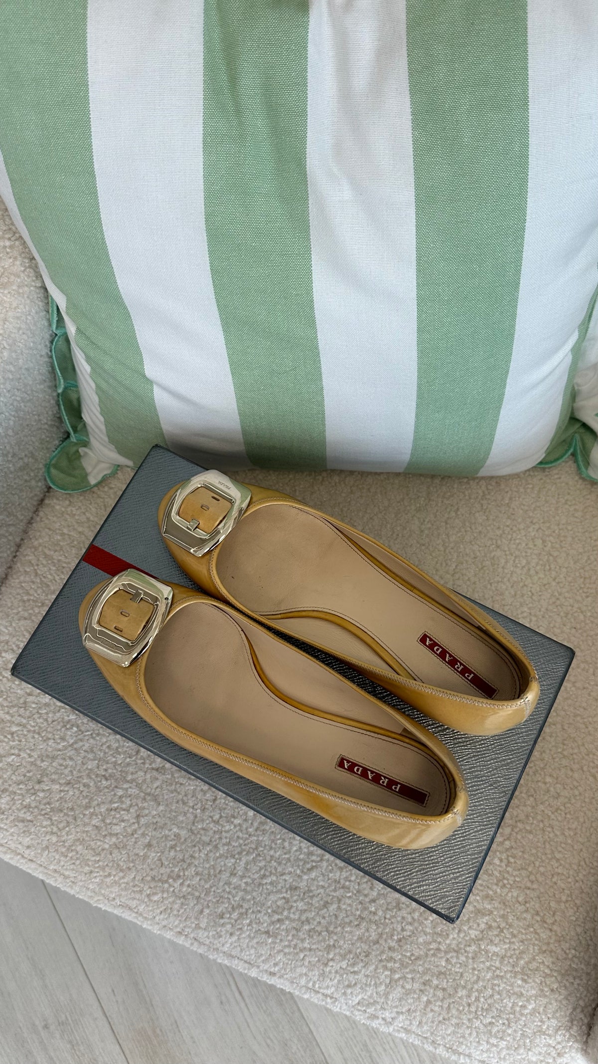 Ballerines à talons PRADA